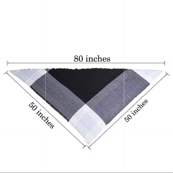 Plaid Blanket Scarf Wrap - Picture 7 of 7